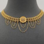 ⁦خناق ذهب عيار 21 الوزن 11.71 جرام⁩ - الصورة ⁦5⁩