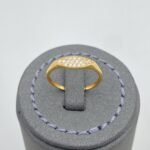 ⁦خاتم ذهب عيار 18 الوزن 0.91 جرام⁩ - الصورة ⁦3⁩