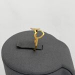 ⁦خاتم ذهب عيار 21 الوزن 0.70 جرام⁩ - الصورة ⁦3⁩