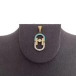 ⁦تعليق ذهب عيار 18 الوزن 1.20 جرام⁩ - الصورة ⁦2⁩