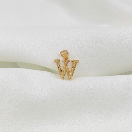 تعليقه حرف W ذهب عيار 21 -R550034