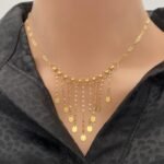 عقد ذهب عيار 18 الوزن 2.49 جرام