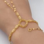 ⁦كف ذهب عيار 21 الوزن 3.20 جرام⁩ - الصورة ⁦2⁩