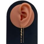 حلق ذهب عيار 18 الوزن 1.91 جرام