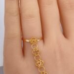 ⁦كف ذهب عيار 21 الوزن 9.13 جرام⁩ - الصورة ⁦2⁩