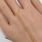 ⁦كف ذهب عيار 21 الوزن 2.57 جرام⁩ - الصورة ⁦3⁩