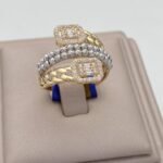 ⁦خاتم ذهب عيار 18 الوزن 3.45 جرام⁩ - الصورة ⁦3⁩