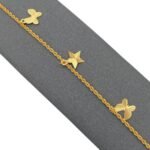 ⁦اسوارة ذهب عيار 21 وزن 1.47 جم بتعاليق ذهبيه ملفته حصرايا بمتجرنا⁩ - الصورة ⁦4⁩