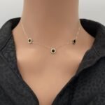 عقد ذهب عيار 18 الوزن 1.10 جرام