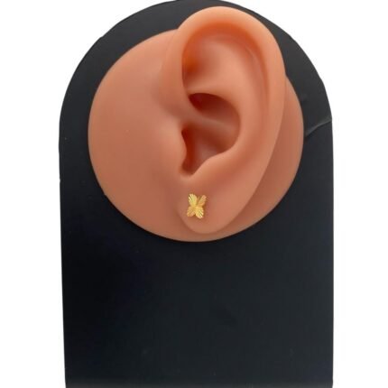 حلق ذهب عيار 21 الوزن 0.52 جرام