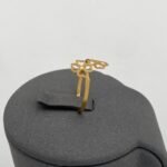 ⁦خاتم ذهب عيار 21 الوزن 0.64 جرام⁩ - الصورة ⁦3⁩