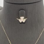 ⁦نصف طقم اطفال ذهب عيار 18 الوزن 1.73 جرام⁩ - الصورة ⁦3⁩