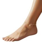 خلخال ذهب عيار 18 الوزن 1.28 جرام