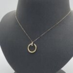 ⁦عقد ذهب عيار 18 وزن 1.56 جرام لمسة ذهبية⁩ - الصورة ⁦2⁩
