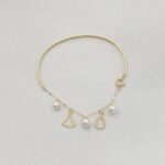 ⁦اسواره  اطفال ذهب عيار 18 الوزن 0.66 جرام⁩ - الصورة ⁦2⁩