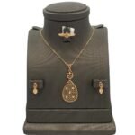 نصف طقم ذهب عيار 21 الوزن 4.07 جرام