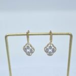 ⁦حلق ذهب عيار 18 الوزن 3.70 جرام⁩ - الصورة ⁦2⁩