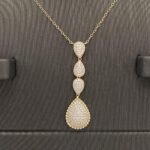 ⁦نصف طقم ذهب عيار 18 الوزن 7.38 جرام⁩ - الصورة ⁦2⁩