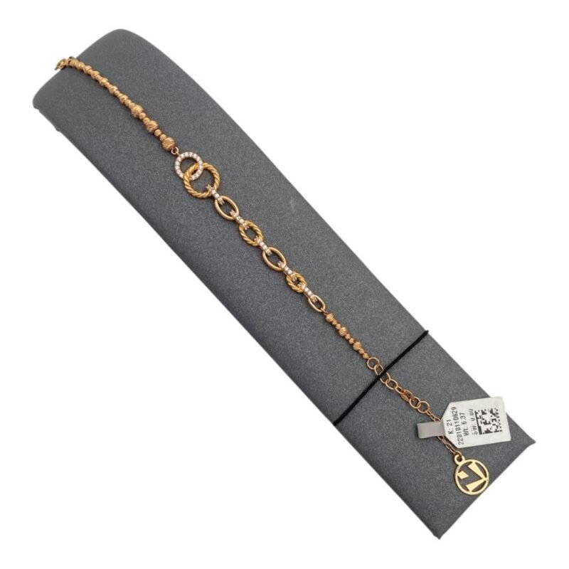 اسواره ذهب عيار 21 الوزن 6.37 جرام