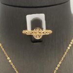 ⁦نصف طقم ذهب عيار 21 الوزن 4.25 جرام⁩ - الصورة ⁦4⁩