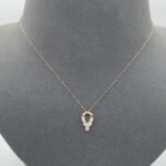 ⁦عقد ذهب عيار 18 الوزن 0.83 جرام⁩ - الصورة ⁦3⁩