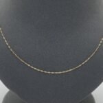 ⁦سلسال ذهب عيار 18 الوزن 1 جرام⁩ - الصورة ⁦3⁩