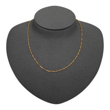 سلسال ذهب عيار 21 الوزن 1.95 جرام