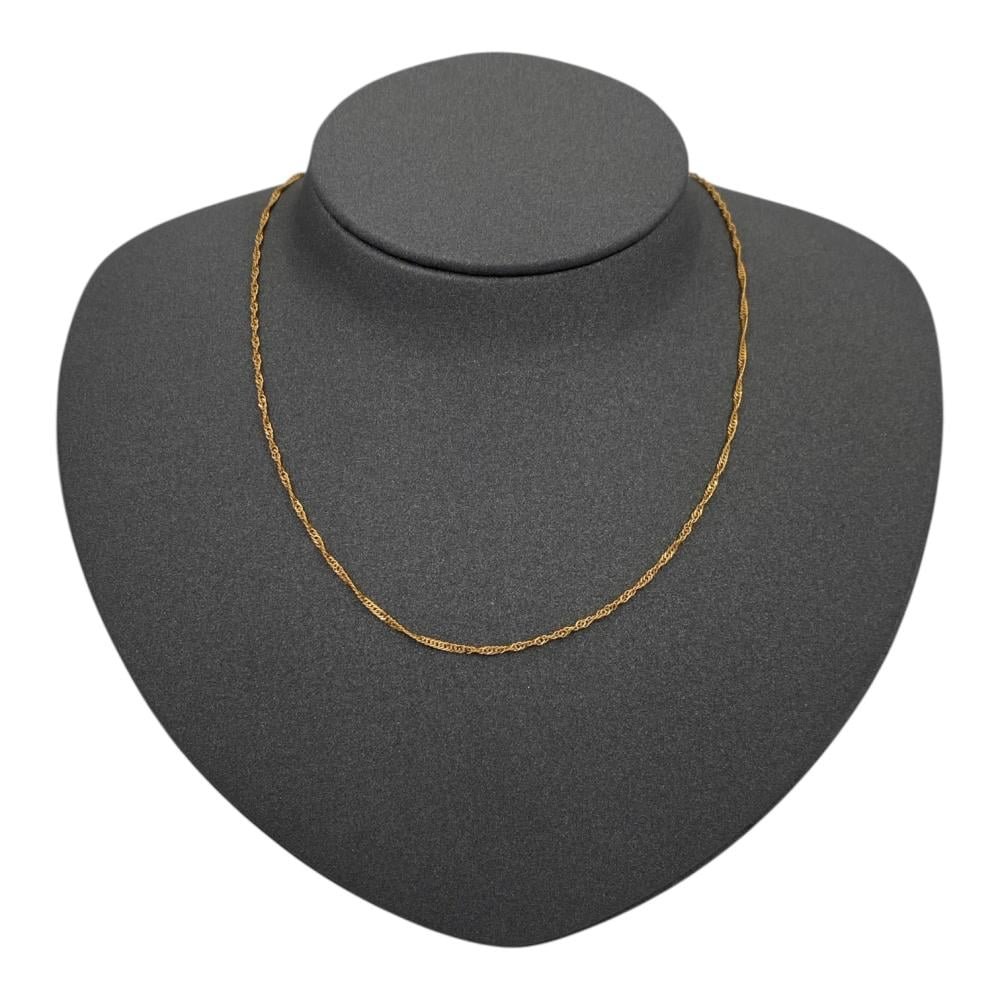 سلسال ذهب عيار 21 الوزن 1.95 جرام سلسال ذهب عيار 21 الوزن 1.95 جرام