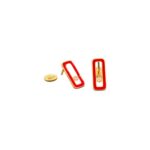 ⁦حلق طبي ذهب عيار 18 الوزن 0.38 جرام⁩ - الصورة ⁦2⁩