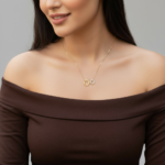 عقد ذهب عيار 18 الوزن 1.54 جرام