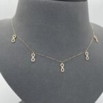 ⁦عقد ذهب عيار 18 وزن 1.21 جرام لمسة ذهبية⁩ - الصورة ⁦5⁩