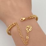 ⁦اسوارة مع خاتم ذهب عيار 21 وزن 15.15 جم مذهله تلفت الأنظار⁩ - الصورة ⁦4⁩