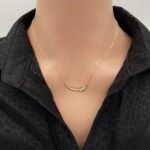 عقد ذهب عيار 18 الوزن 2.21 جرام