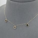 ⁦عقد ذهب عيار 18 الوزن 1.0 جرام⁩ - الصورة ⁦2⁩