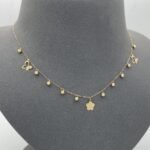 ⁦عقد ذهب عيار 18 الوزن 1.38 جرام⁩ - الصورة ⁦5⁩