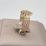 ⁦خاتم ذهب عيار 18 الوزن 2.75 جرام⁩ - الصورة ⁦2⁩