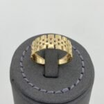 ⁦خاتم ذهب عيار 18 الوزن 2.19 جرام⁩ - الصورة ⁦3⁩