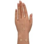 كف ذهب عيار 18 الوزن 0.99 جرام