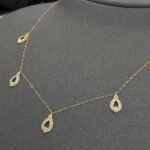 ⁦عقد تشوكر ذهب عيار 18 الوزن 1.75 جرام⁩ - الصورة ⁦6⁩