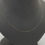 ⁦سلسال ذهب عيار 18 وزن 0.27 جرام تصميم رقيق⁩ - الصورة ⁦2⁩