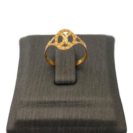 خاتم ذهب اطفال عيار 21 الوزن 0.73 جرام