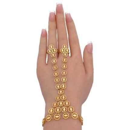 كف ذهب خليجى عيار21 الوزن 11.71 جرام