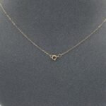 ⁦عقد ذهب عيار 18 وزن 0.80 جرام أناقة ناعمة⁩ - الصورة ⁦3⁩