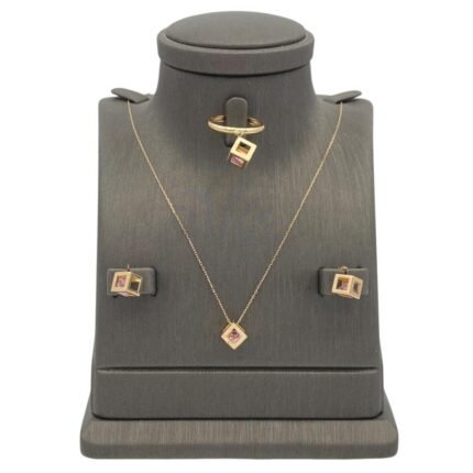 نصف طقم ذهب عيار 18 الوزن 5 جرام