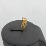 ⁦خاتم ذهب عيار 21 الوزن 0.67 جرام⁩ - الصورة ⁦2⁩