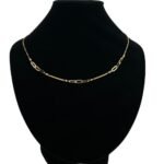 ⁦عقد ذهب ناعم عيار 21 وزن 3.13 جم بافضل سعر حصري فى متجرنا⁩ - الصورة ⁦4⁩