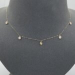 ⁦عقد ذهب عيار 18 الوزن 0.85 جرام⁩ - الصورة ⁦2⁩