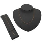 عقد وإسواره ذهب عيار 18 الوزن 4.32 جرام