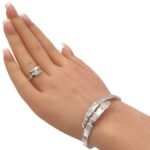 اسواره وخاتم ذهب عيار 18 الوزن 14.12 جرام