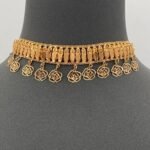 ⁦خناق ذهب انيق عيار 21 الوزن 13.5 جرام⁩ - الصورة ⁦3⁩